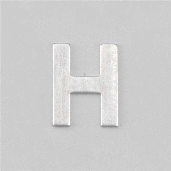 Aluminium letter H