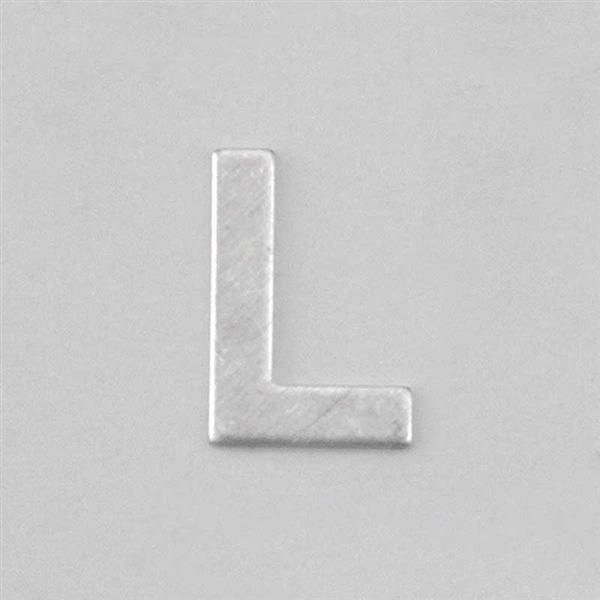Aluminium letter L