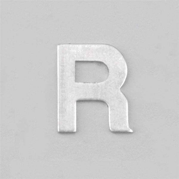 Aluminium letter R
