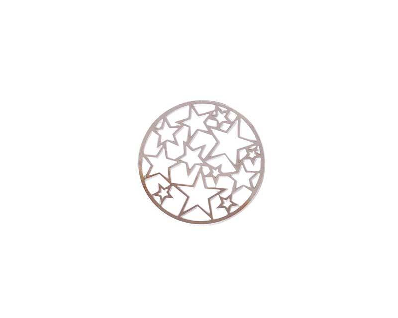 Pendentif étoile - 23 mm, argent