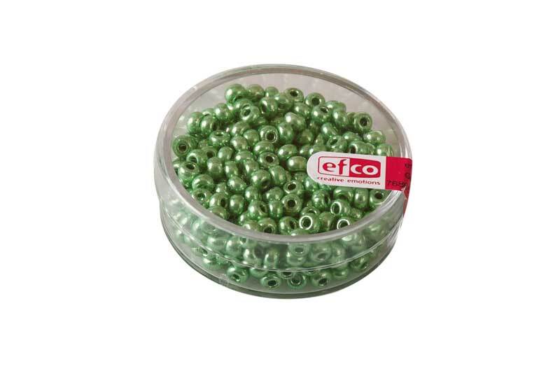 Rocailles metallic Ø 3,5 mm, grün