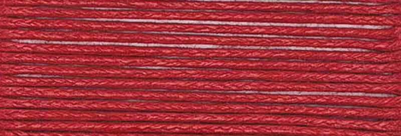 Baumwollband Ø 1 mm - 5 m, rot