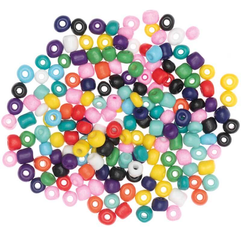 Perles c&#xE9;ramique naturel - &#xD8; 5 mm, multicolore
