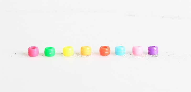 Perles plastiques -  3,5 x 5,5 mm, 200 g