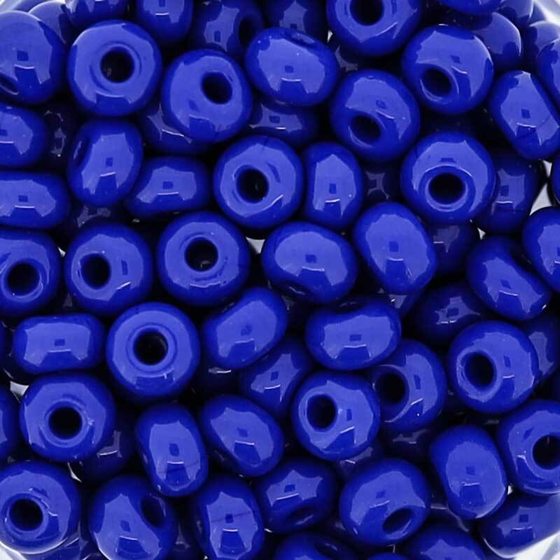Rocailles opaques - &#xD8; 4,5 mm, bleu marine