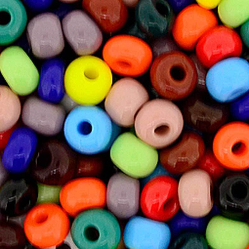 Rocailles opaak &#xD8; 4,5 mm, kleurenmix