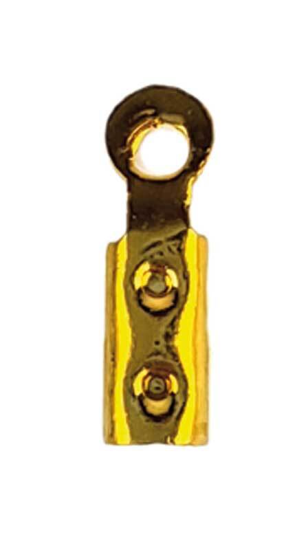 Eindkapjes goudkleurig 1,5 mm
