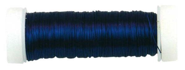 Fil m&#xE9;tallique - &#xD8; 0,30 mm, bleu