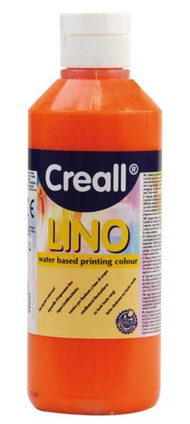 Creall® lino drukverf 250 ml, oranje