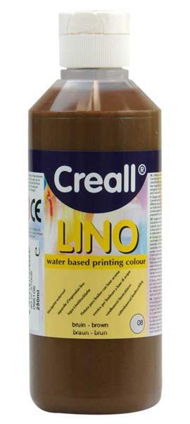 Creall®-lino Druckfarbe - 250 ml, braun