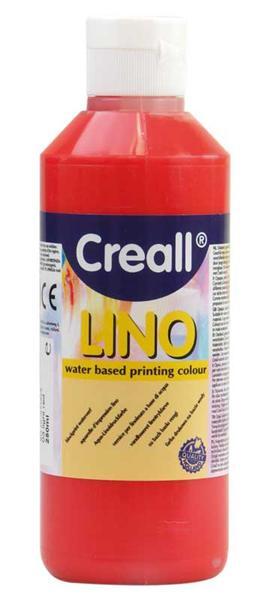 Creall® lino drukverf 250 ml, rood