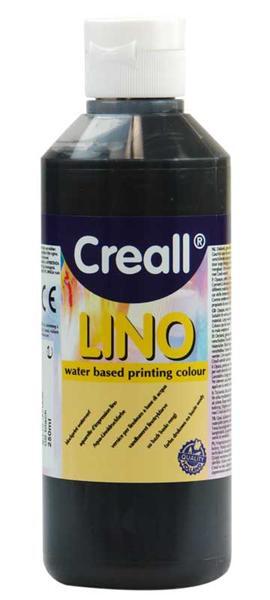 Creall®-lino Encre de linogravure - 250 ml, noir