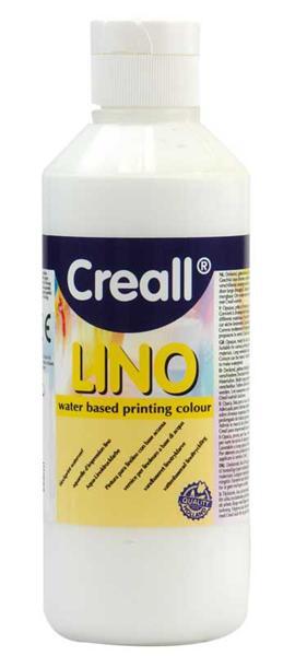 Creall® lino drukverf 250 ml, wit