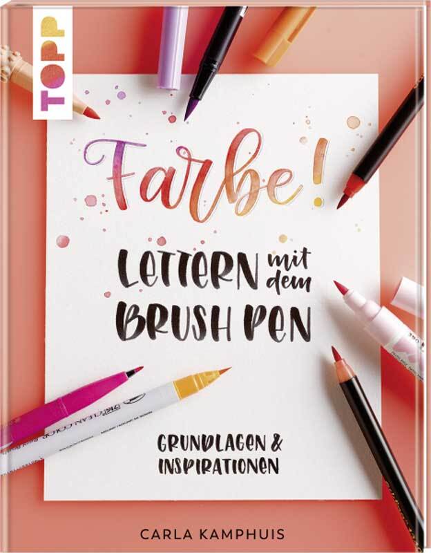 Buch - Farbe! Lettern mit dem Brush Pen