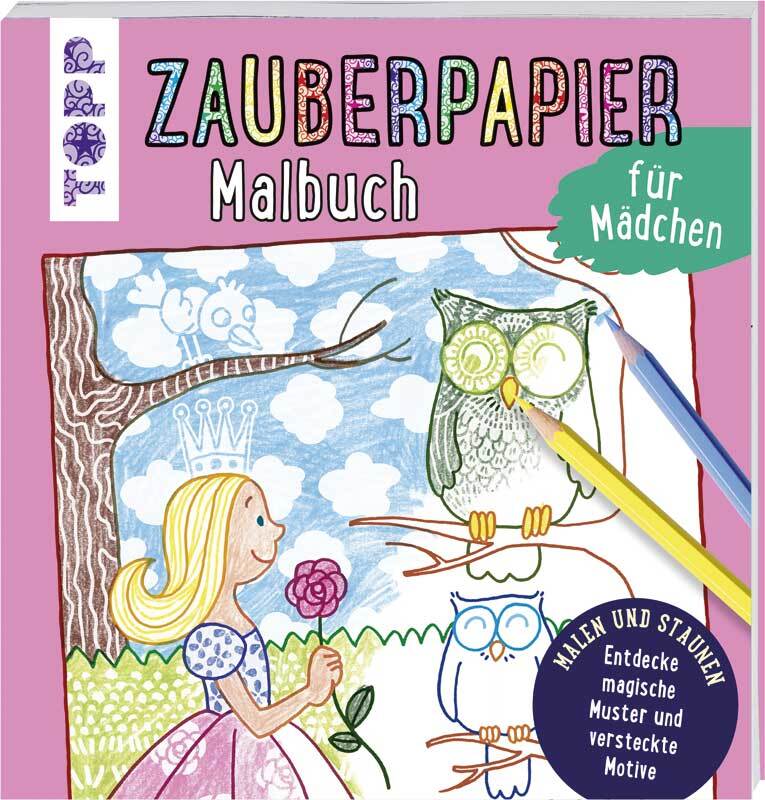 Buch - Zauberpapier Malbuch M&#xE4;dchen