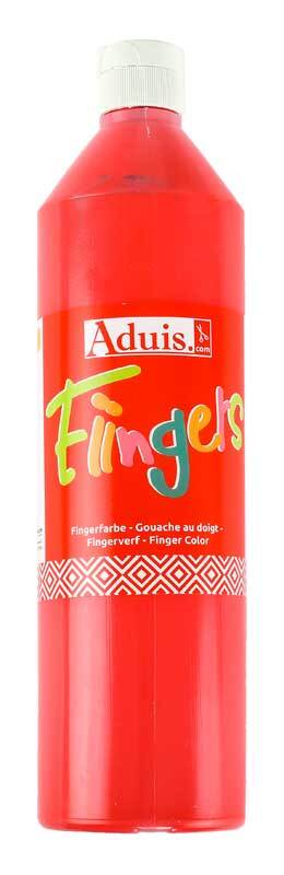Aduis Fiingers Fingerfarbe - 750 ml, rot
