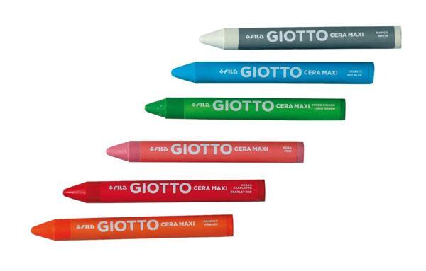 Giotto Cera Maxi crayons-cire - 60 pces