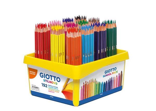Crayons de couleurs Giotto Stilnovo, 192 pces