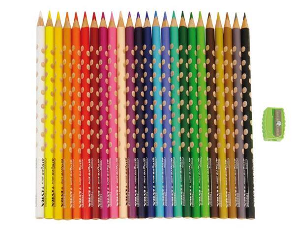 Crayons de couleurs Lyra Groove slim, 24 pces