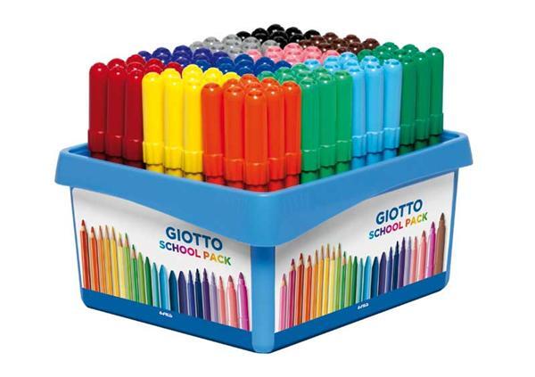 Giotto Turbo Color - Maxi viltstiften, 108 stuks