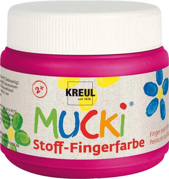 MUCKI Stoff-Fingerfarben - 150 ml, pink