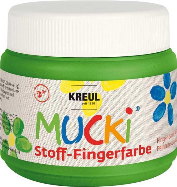 MUCKI Stoff-Fingerfarben - 150 ml, grün