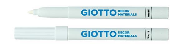Giotto Decor Materials Marker, 6 stuks