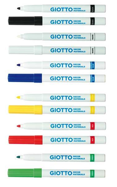 Giotto Decor-Materials-Marker, 6 Stk