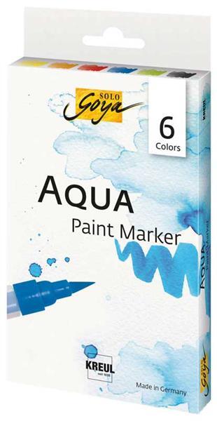Solo Goya Aqua Paint Marker, set à 6 stuks