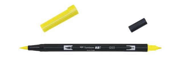 Tombow ABT - Dual Brush Pen, geel