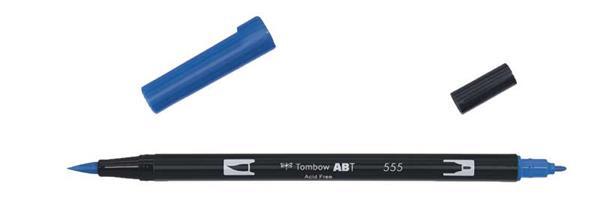 Tombow ABT - Dual Brush Pen, ultramarijn