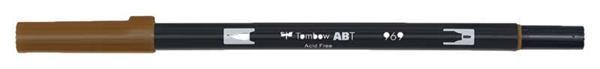 Tombow ABT - Dual Brush Pen,  schokolade