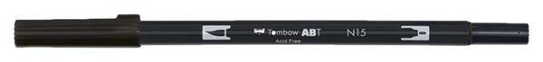 Tombow ABT - Dual Brush Pen,  schwarz