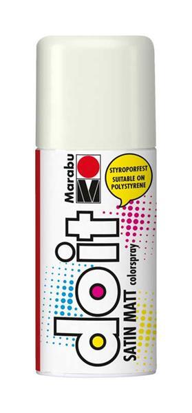 Marabu do it zijdemat spray - 150 ml, wit