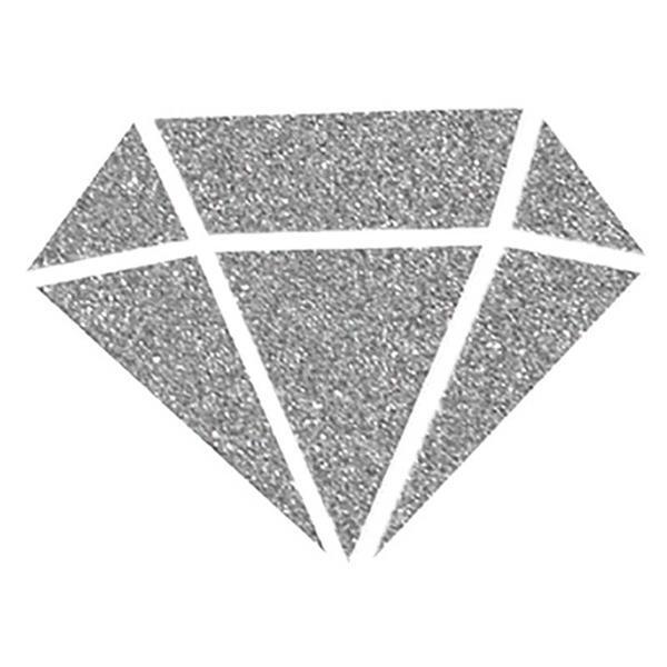 IZINK Diamond glitterverf - 80 ml, zilver