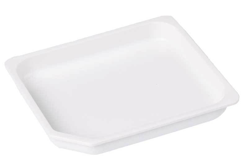 Kunststoff Farbschale - weiß, 10,5 x 12 cm