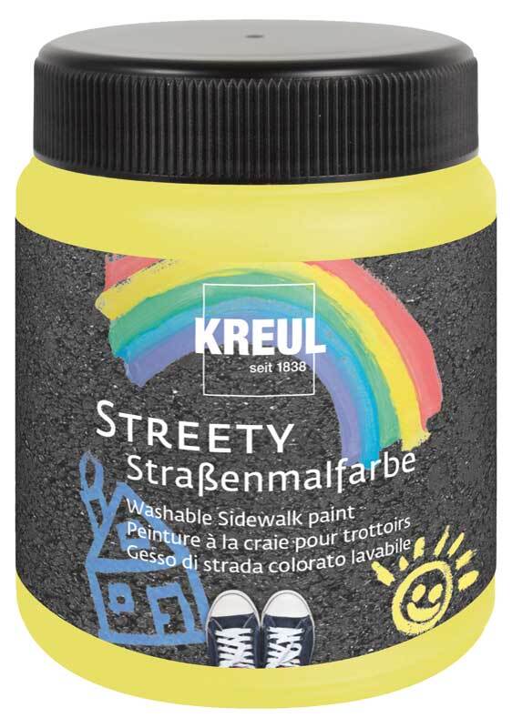 Streety Straßenmalfarbe - 200 ml, gummientengelb