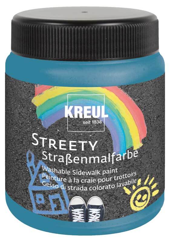 Streety Stra&#xDF;enmalfarbe - 200 ml, badelatschenblau