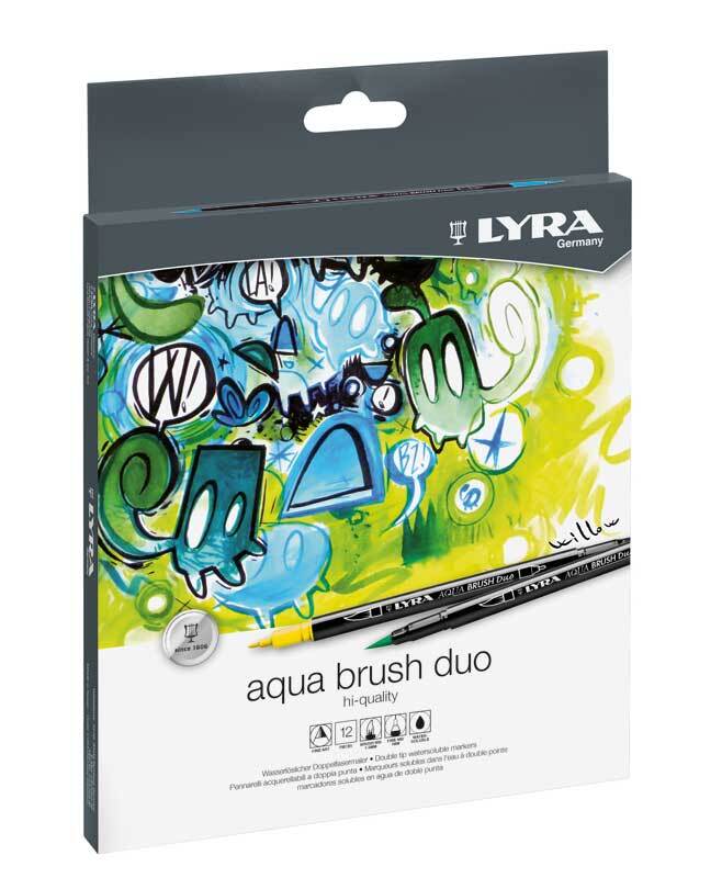 Aqua Brush Duo Pinselmaler, 12er Set Basic