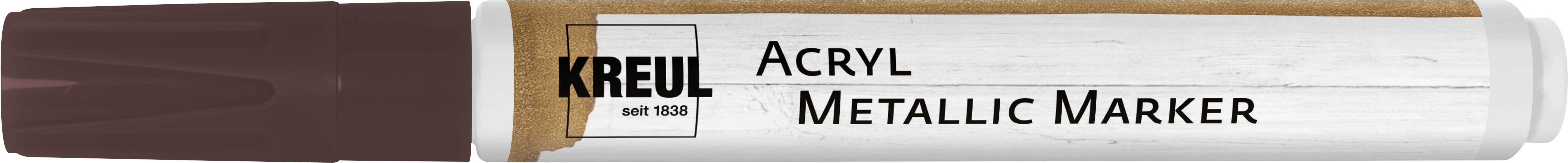 Acryl metallic marker - medium, koper