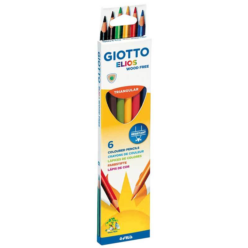Kleurpotlodenset Giotto Colors 3.0, 6 stuks