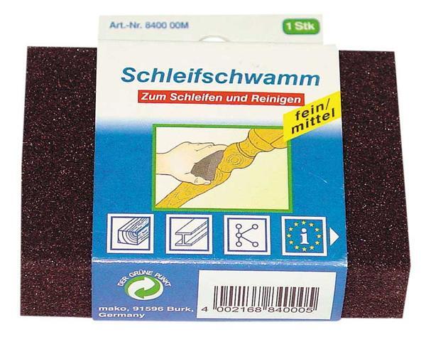 Schleifschwamm Korn - 100, fein/fein
