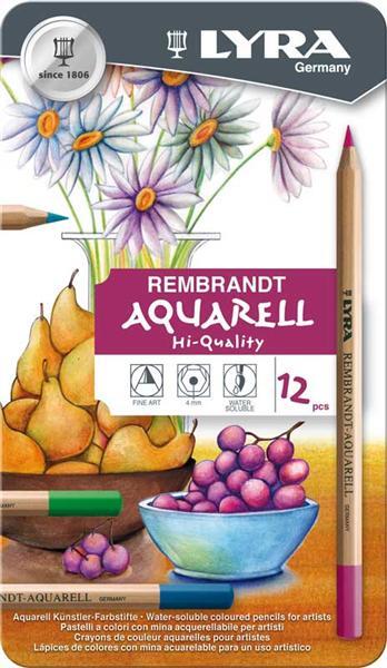 Aquarell-Farbstifte, 12 Stk./Pkg.