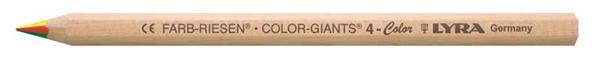 Lyra crayon de couleur géant - 4 colors