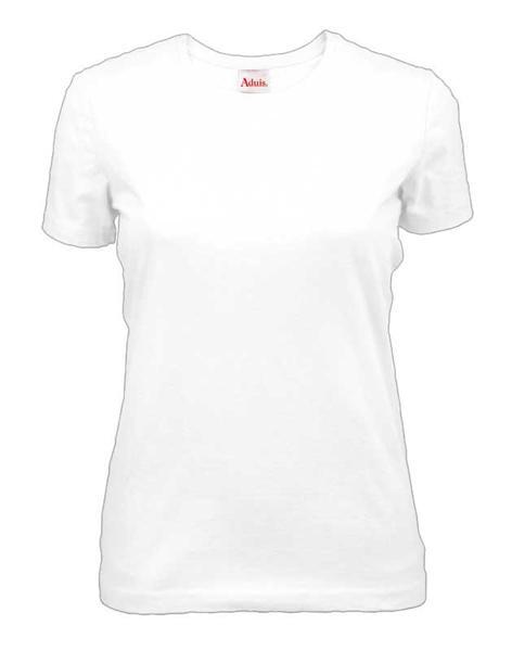T-shirt dames wit, M