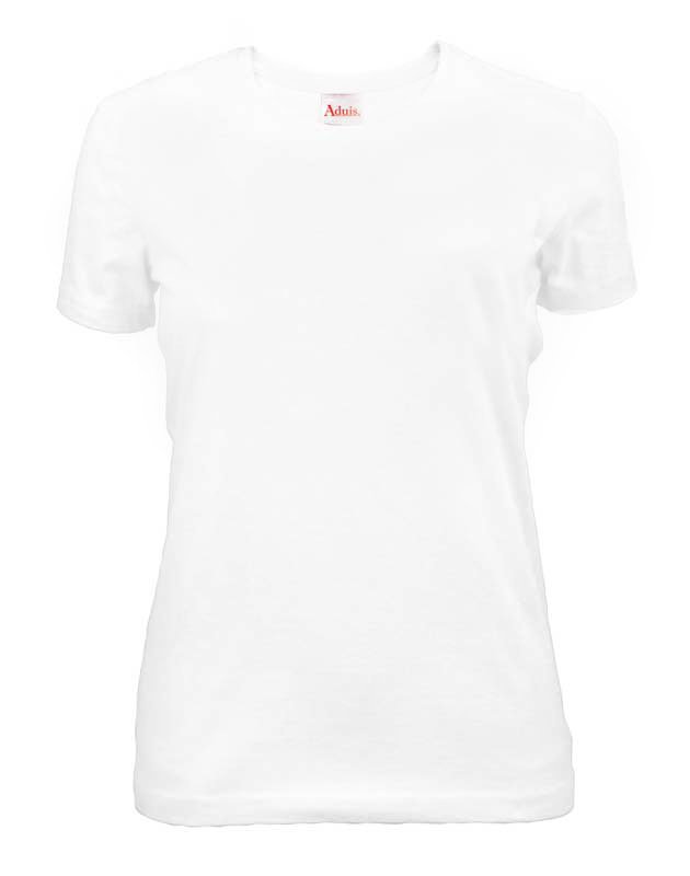 T-shirt dames wit, M