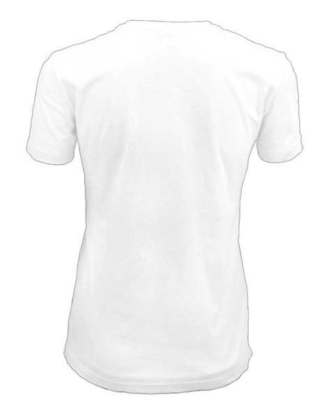 T-shirt dames - wit, XL