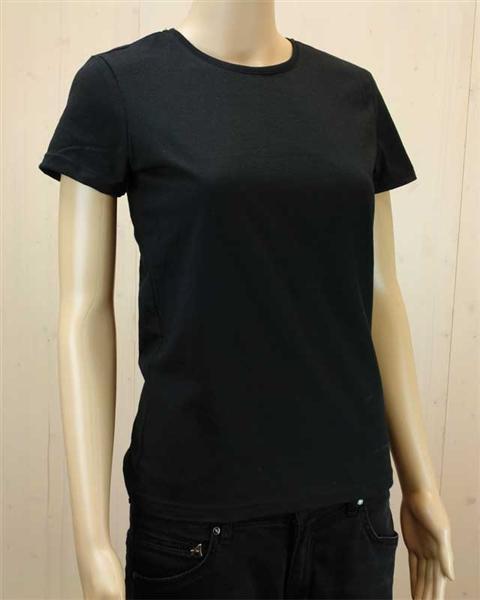T-shirt vrouw - zwart, maat XXL