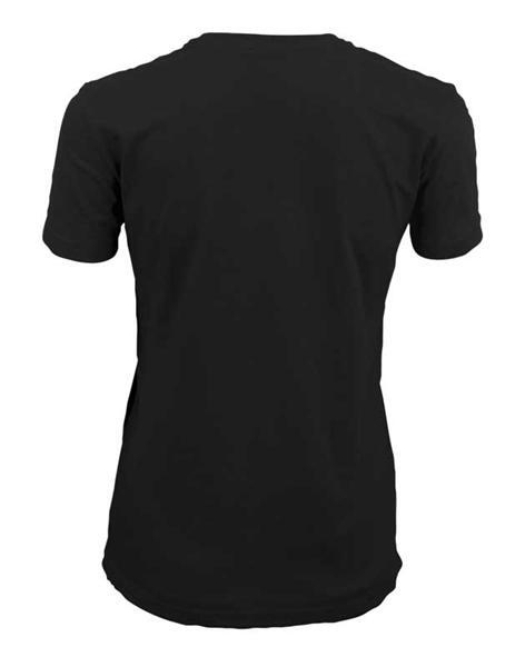 T-shirt vrouw - zwart, L