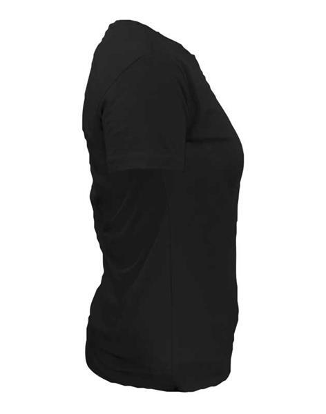 T-shirt vrouw - zwart, maat XL
